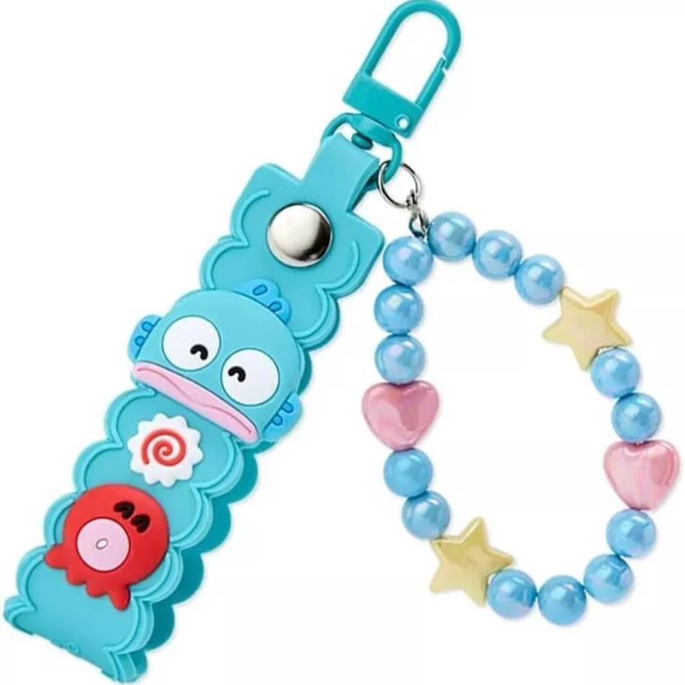 ✅Sanrio Characters Hangyodon Keychain (Nico Nico) 764833 Green from Japan New